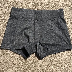 Gray Activ8 Workout Spandex Shorts Size Medium